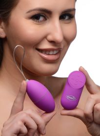 28X Scrambler Vibrating Egg with Remote Control (Option: Purple)