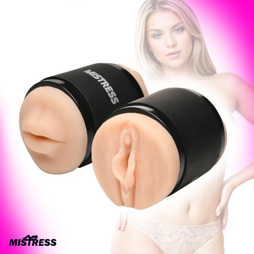 Double Shot Mouth and Pussy Stroker