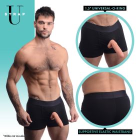 Armor Mens Boxer Harness with O (Option: Ring  ML)